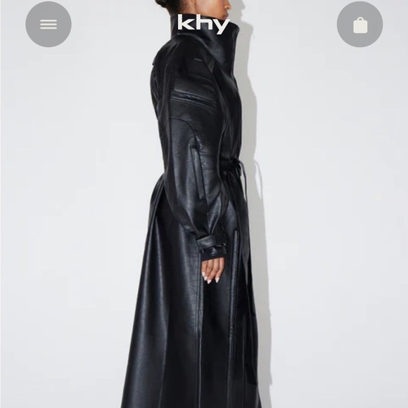 Khy leather trench - Picture 1 of 3